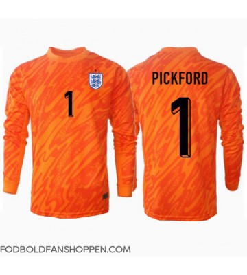 England Jordan Pickford #1 Målmand Hjemmebanetrøje EM 2024 Langærmet
